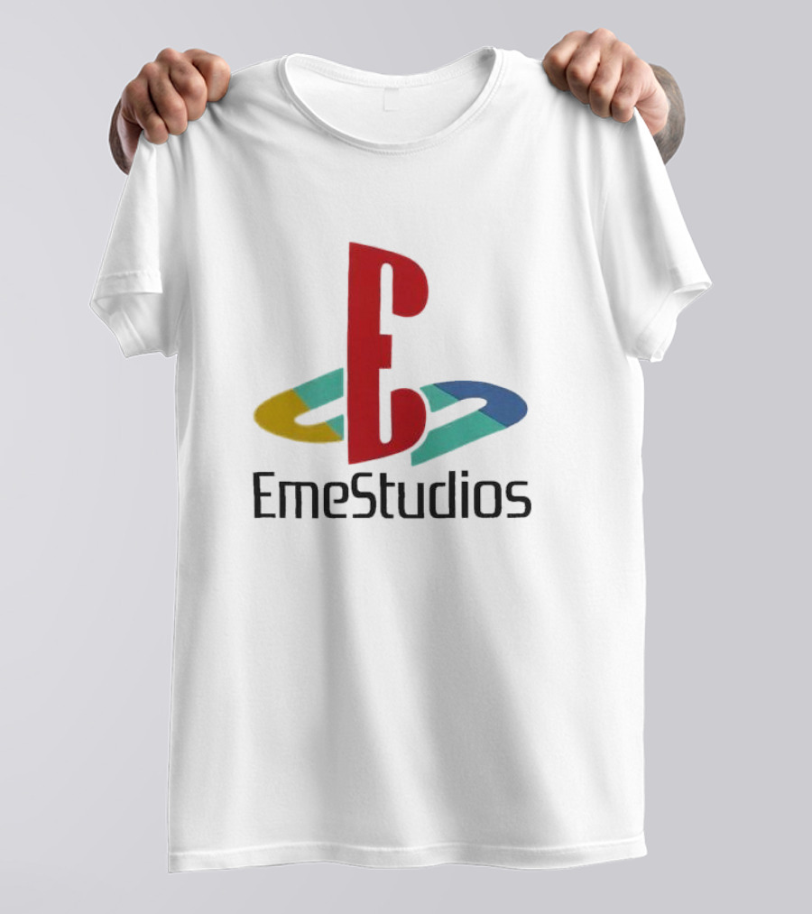 EmeStudios Play Logo With Classic Gaming T-Shirt
