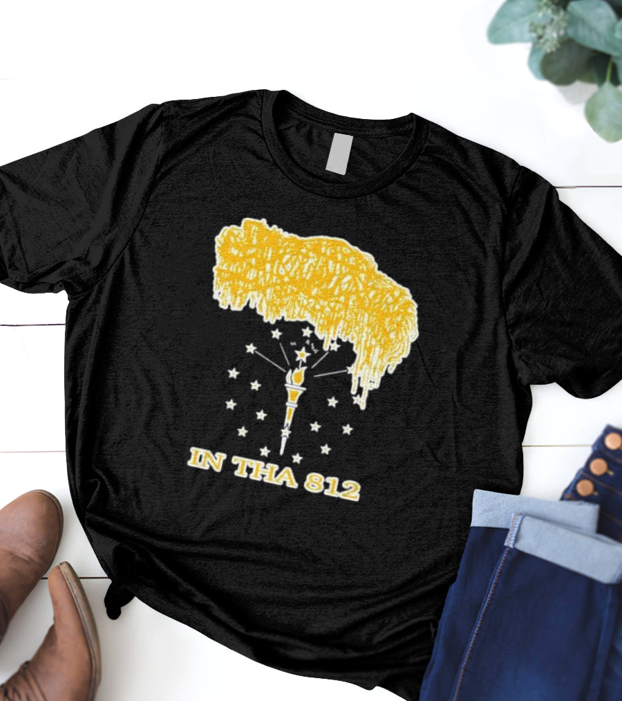 Indiana In Tha 812 Stars Torch Noodles T-Shirt