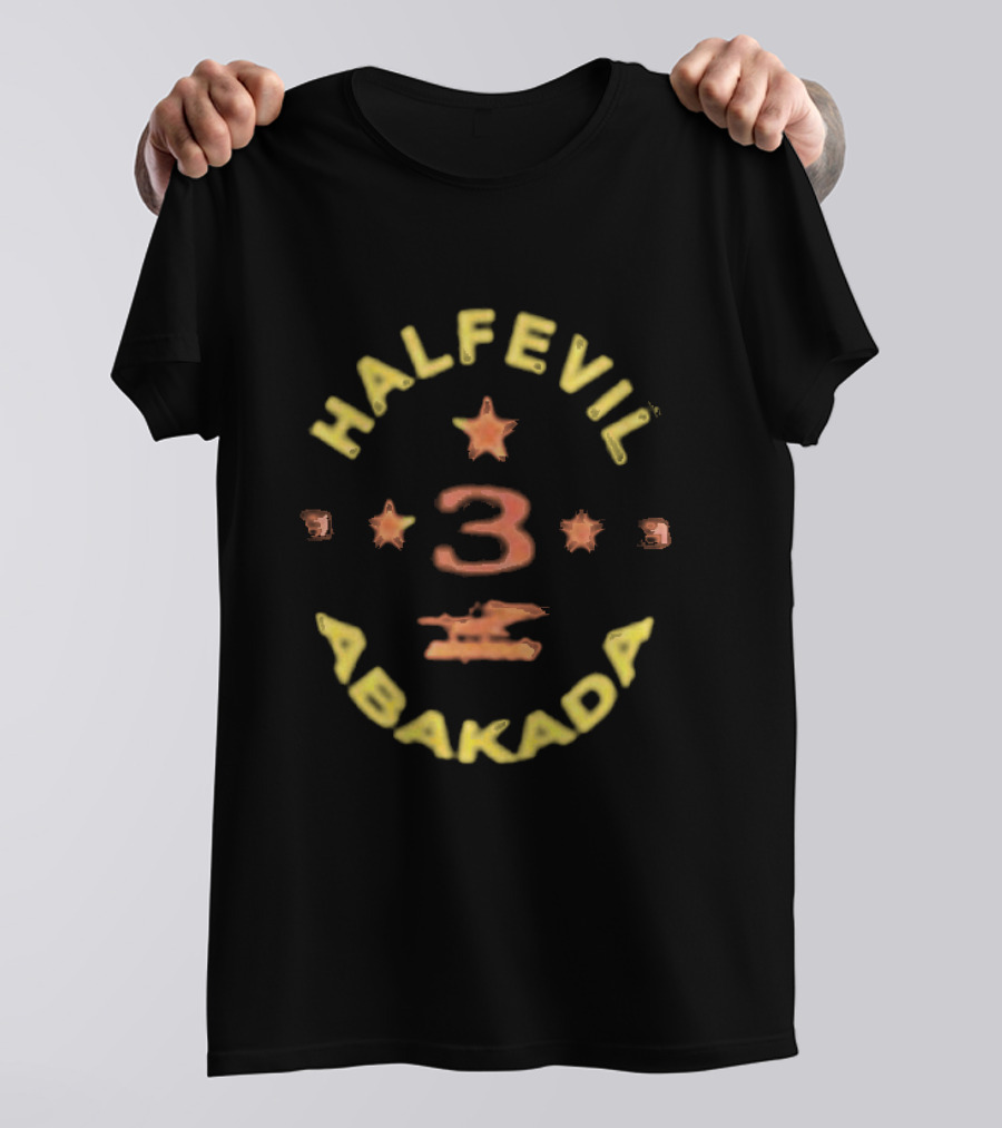 Half Evil Abakada Three Star Symbol 3 T-Shirt