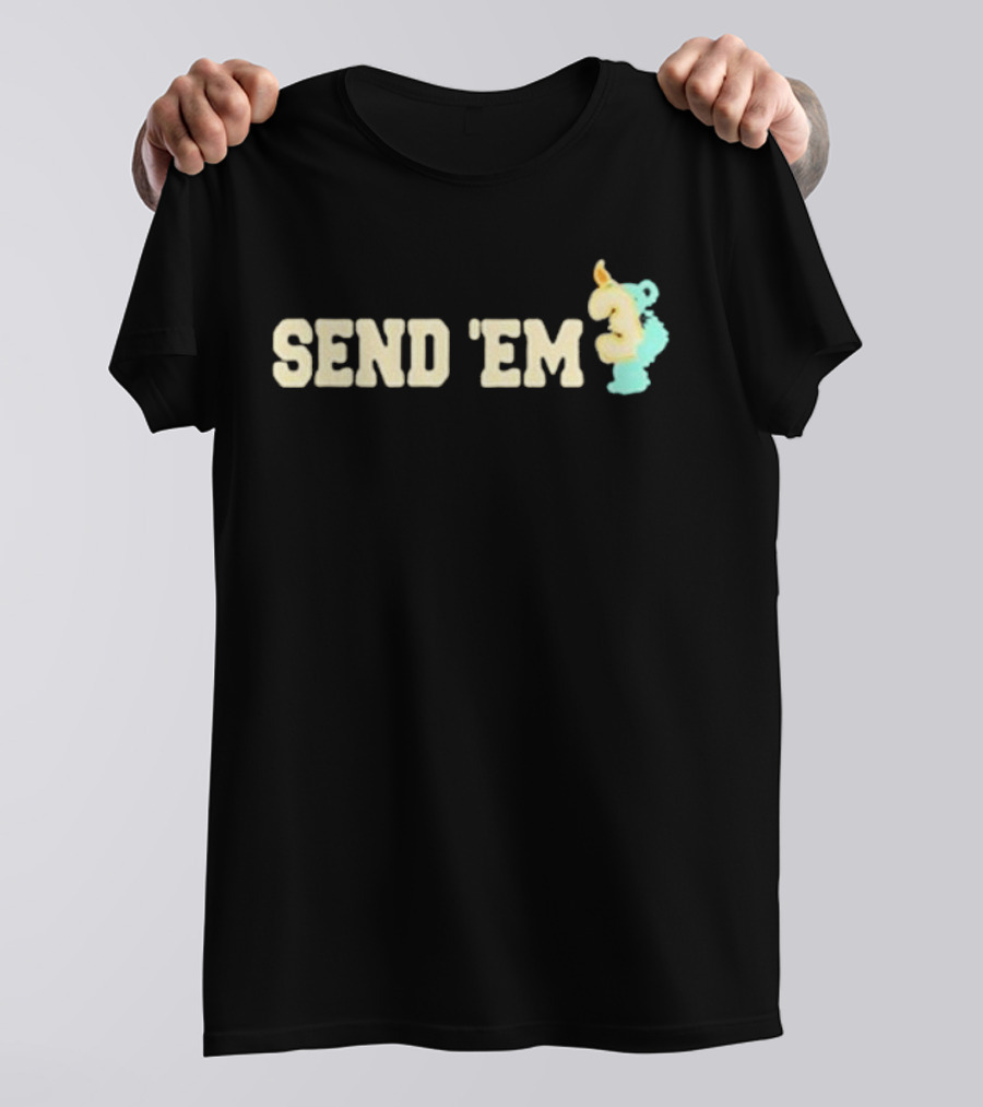 Heaven X Otx Send ’em 3 Year Bear Character T-Shirt