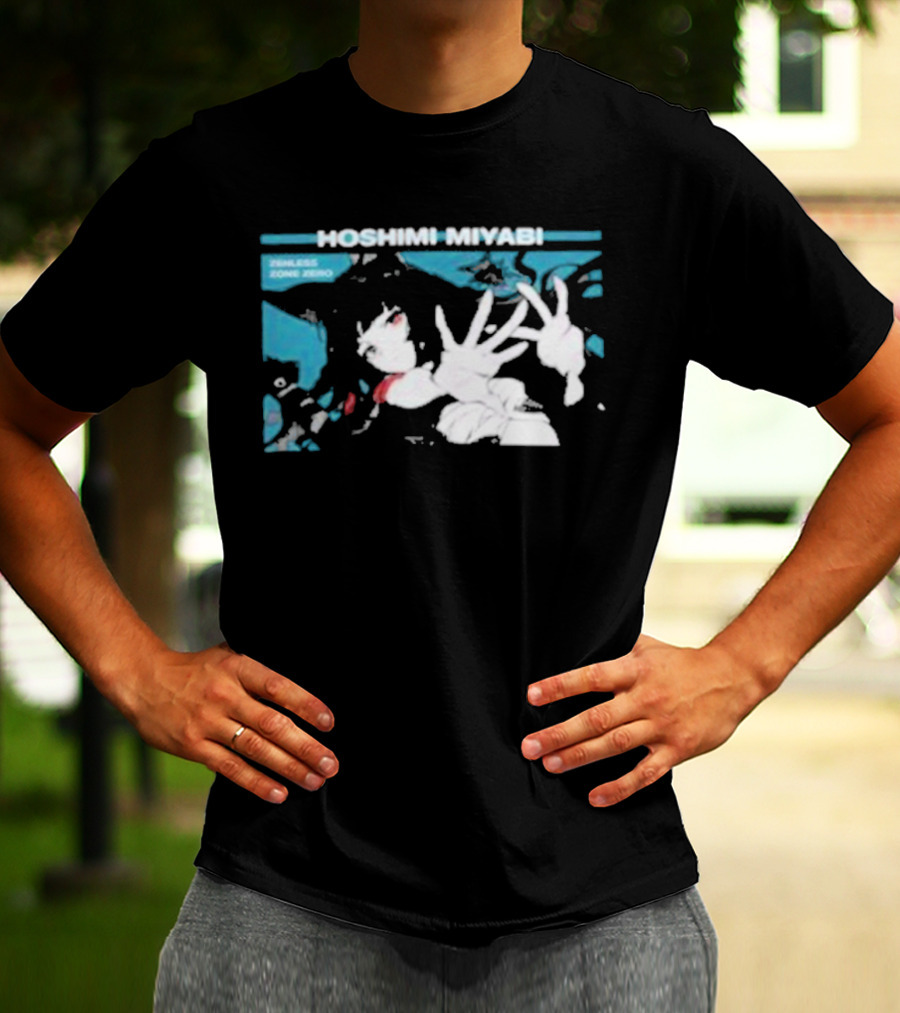 Hoshimi Miyabi Zenless Zone Zero Anime Character T-Shirt