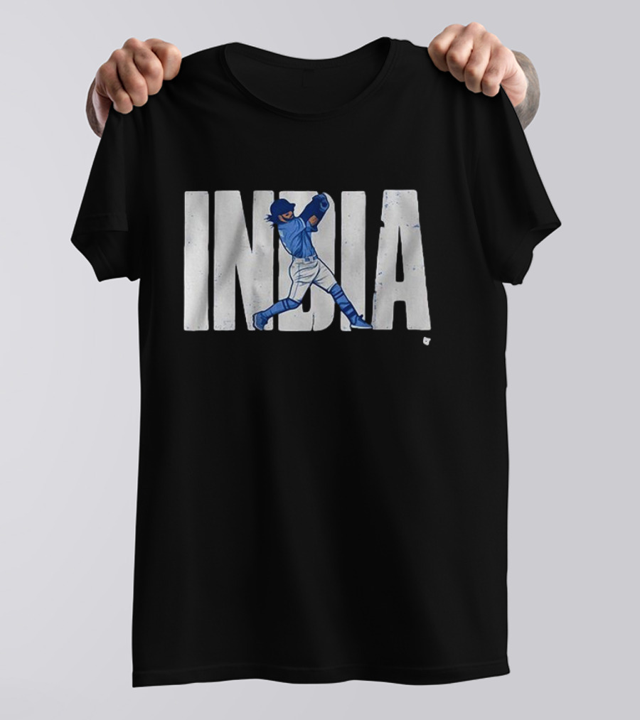 Jonathan India Kansas City Baseball Swing T-Shirt