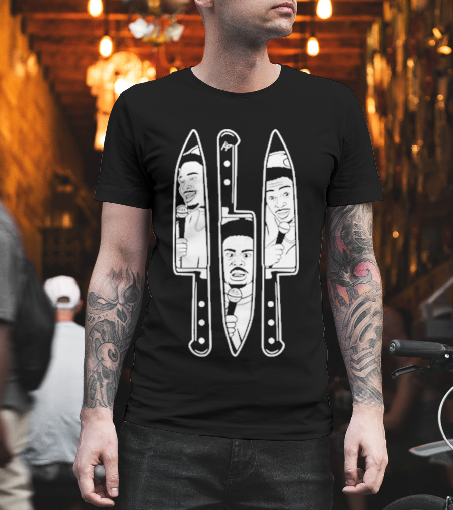 Kam Patterson Killers Only Knives And Microphones Trio T-Shirt