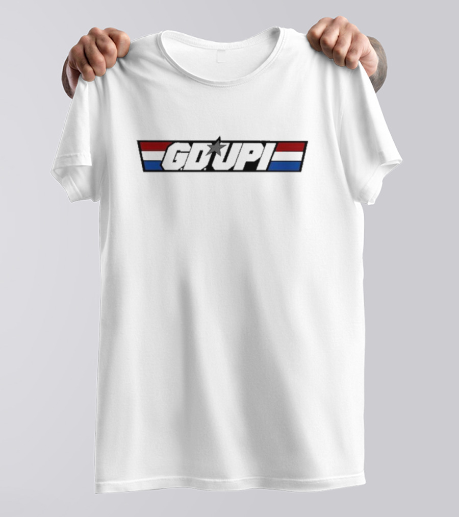 Dingdong Gdupi GDUPI Star Red Blue Stripes T-Shirt