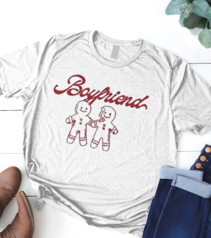 Selena Gomez Christmas Boyfriend Gingerbread Holiday T-Shirt