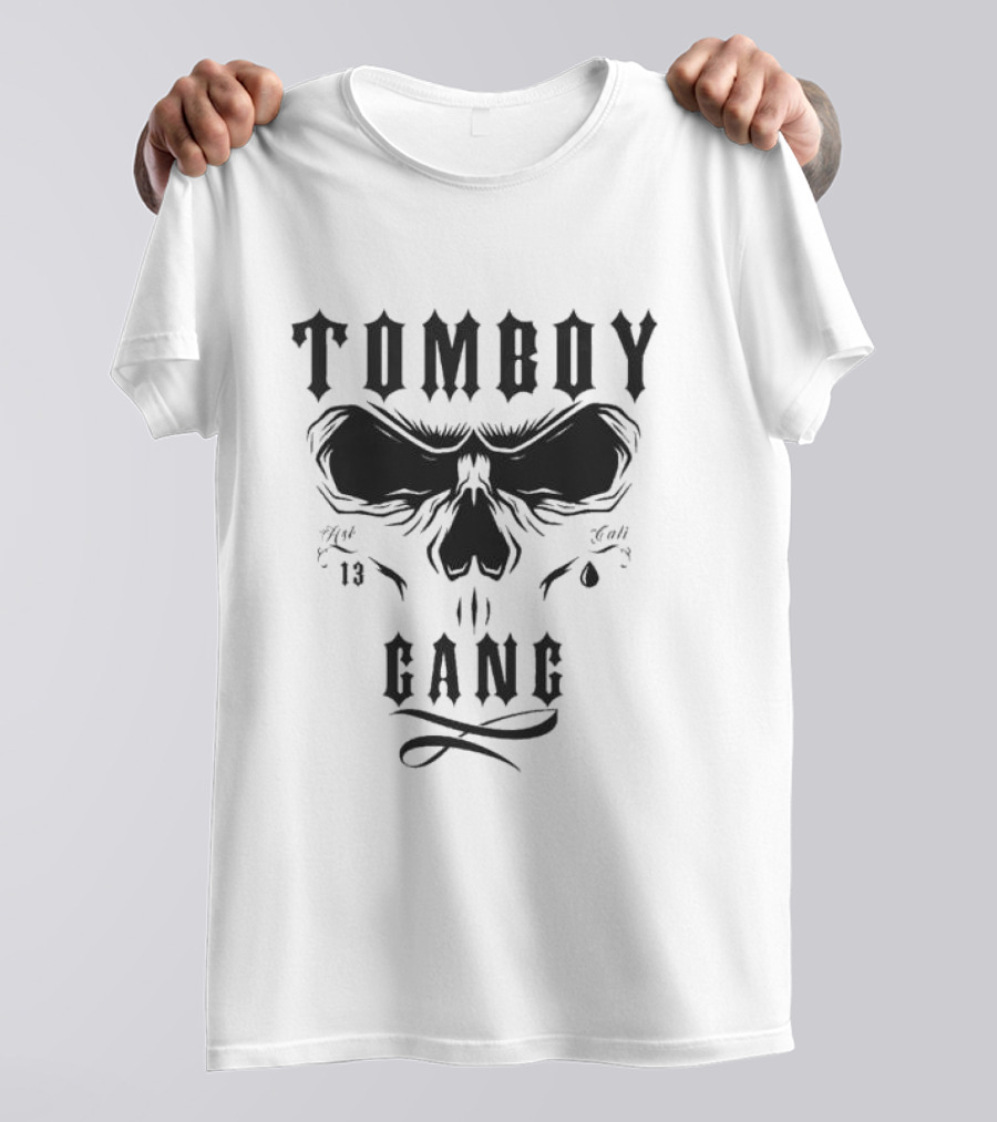 Tomboy Gang Skull Design 13 Est T-Shirt