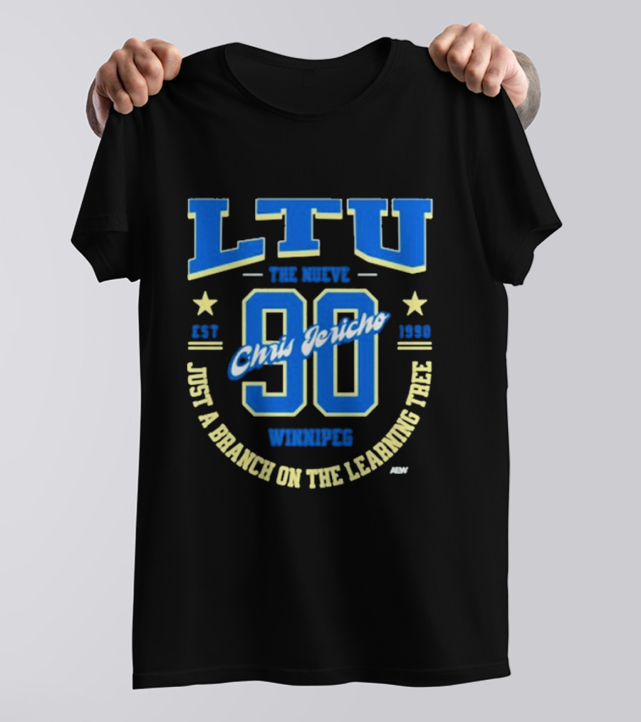 LTU Chris Jericho The Nuevo 90 Winnipeg Just A Branch On The Learning Tree Est 1990 T-Shirt