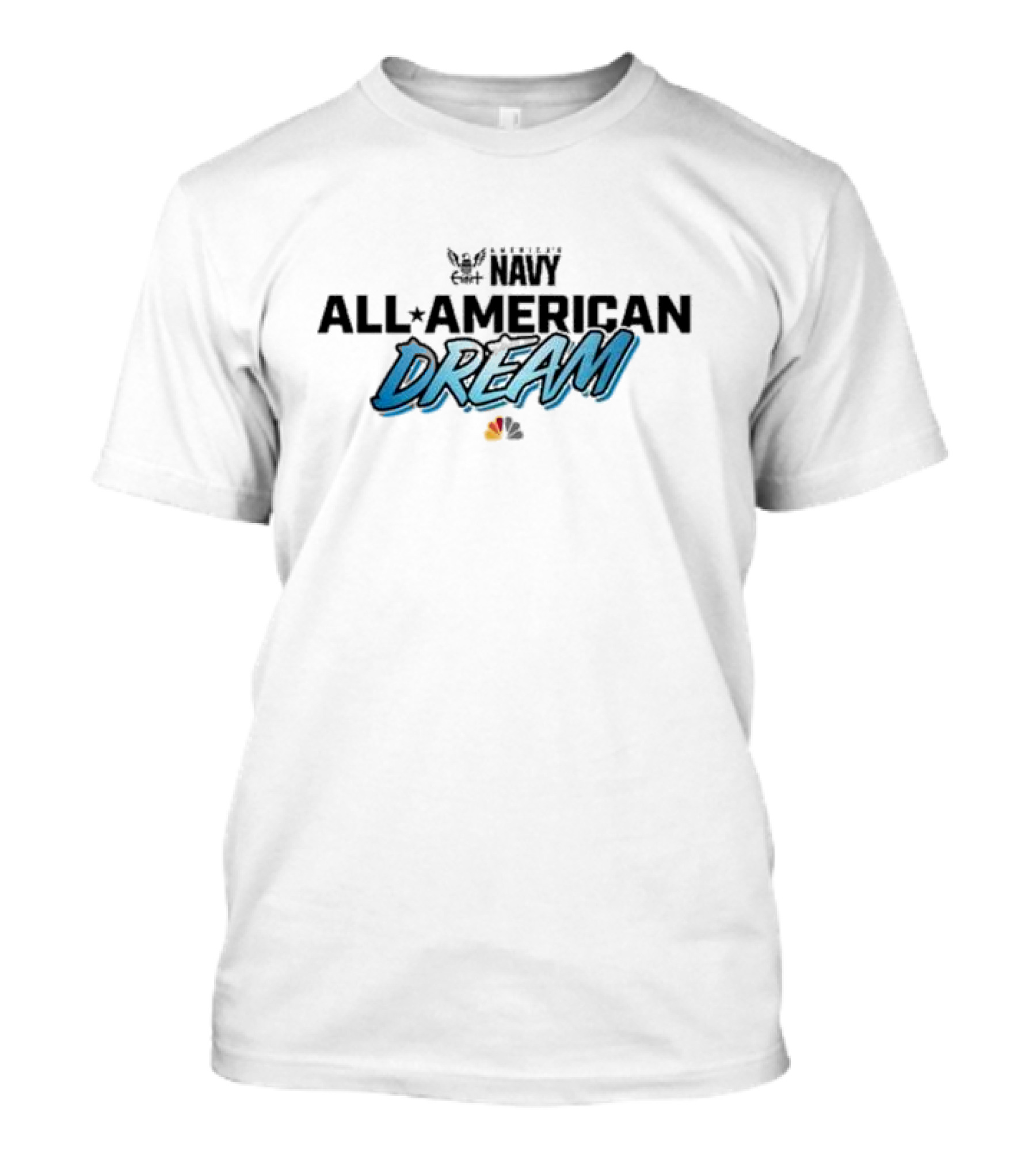 NBC Sports All American Dream Navy Football T-Shirt
