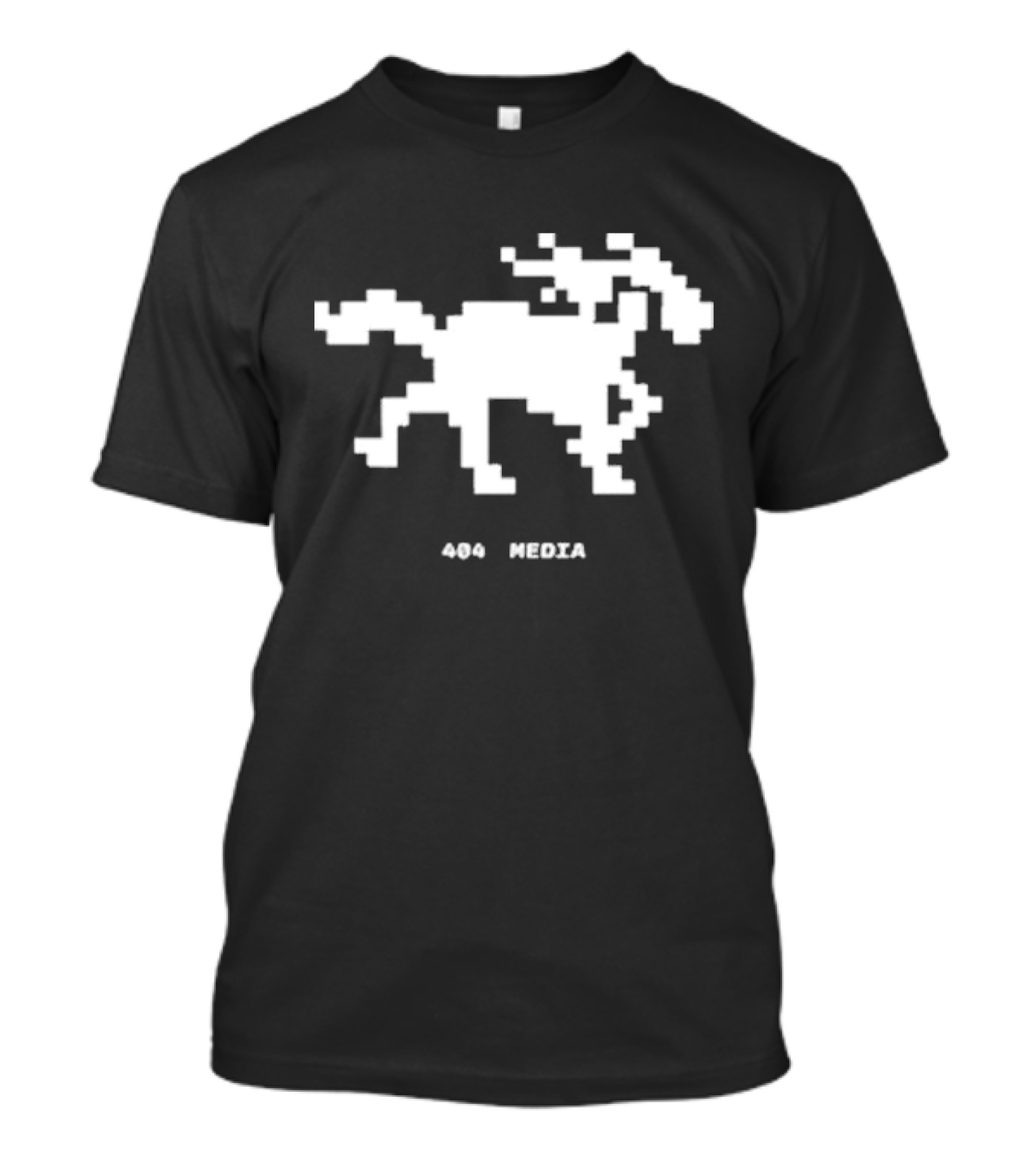 404 Media Pixelated Horse Retro Digital Aesthetic T-Shirt