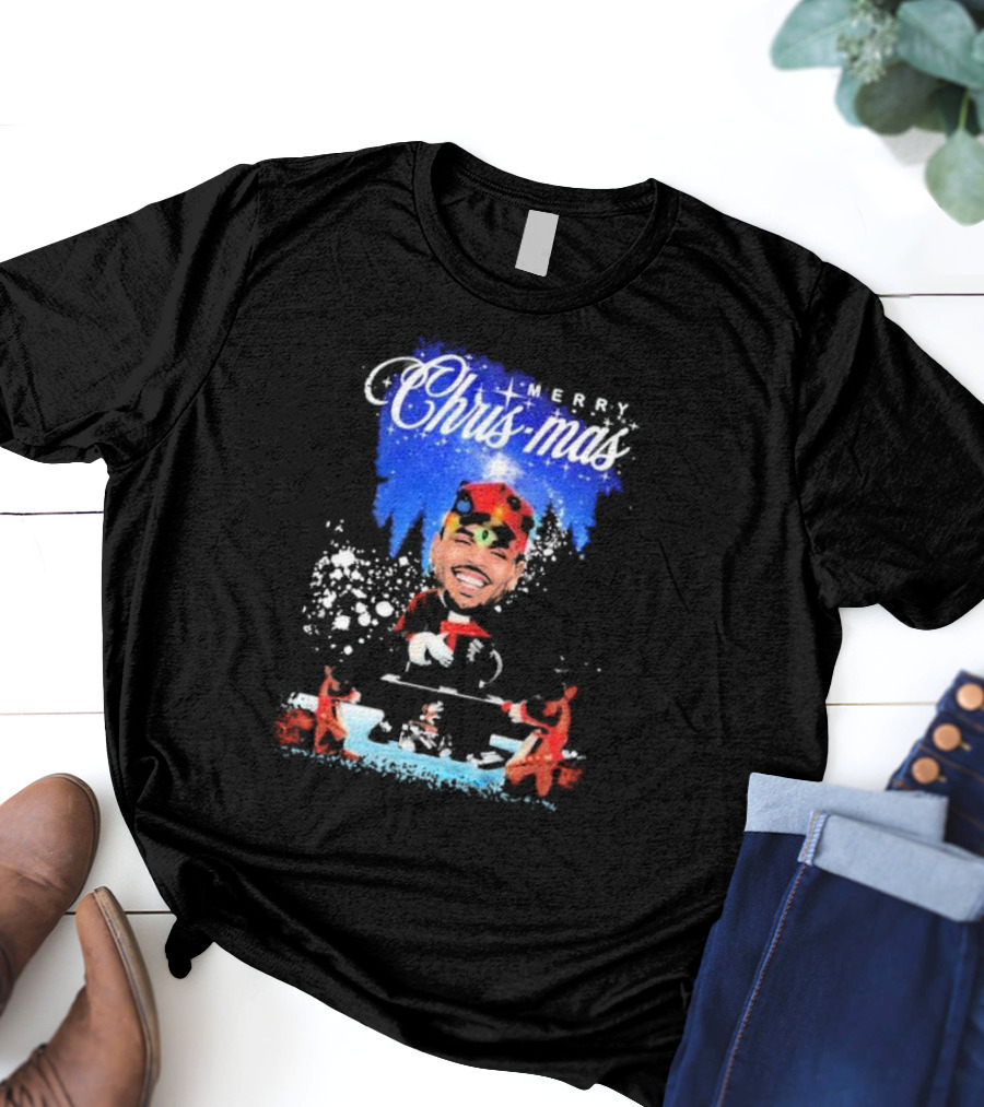 Merry Christmas Chris-Mas Santa DJ Scene T-Shirt