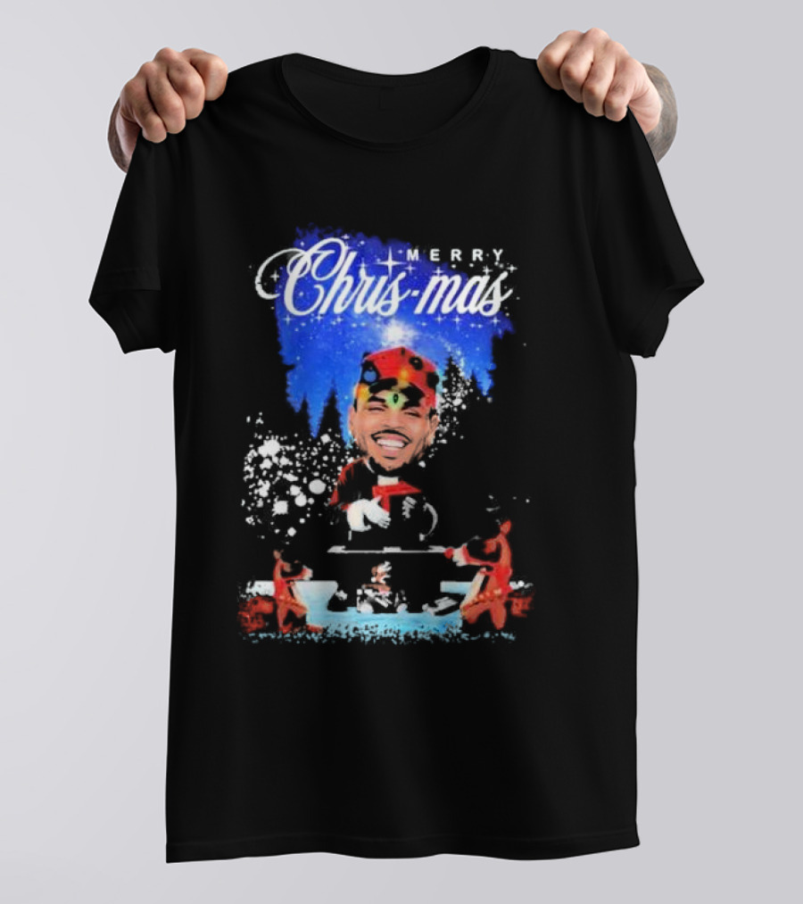 Merry Christmas Chris-Mas Santa DJ Scene T-Shirt