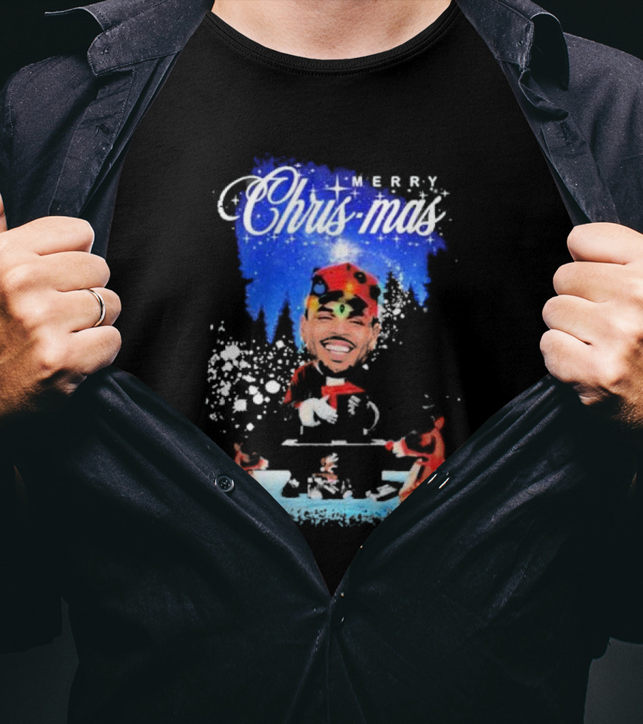 Merry Christmas Chris-Mas Santa DJ Scene T-Shirt
