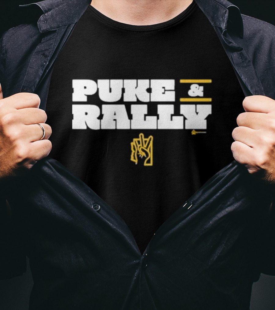 Dan Trujillo Puke And Rally Victory Sign T-Shirt