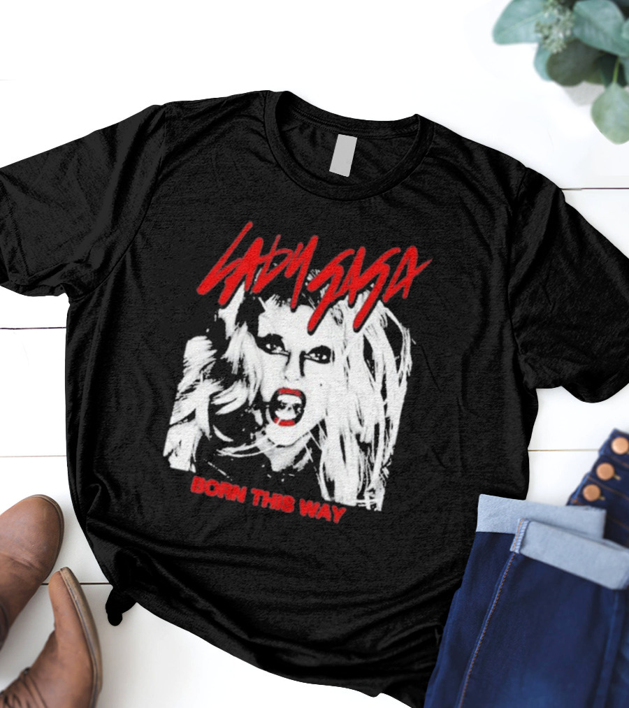 Lady Gaga Born This Way Artwork T-Shirt