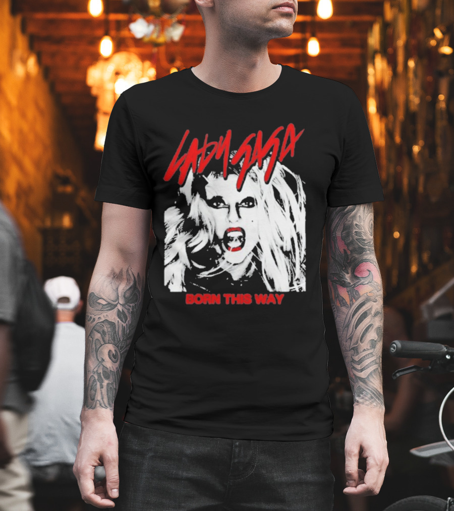 Lady Gaga Born This Way Artwork T-Shirt
