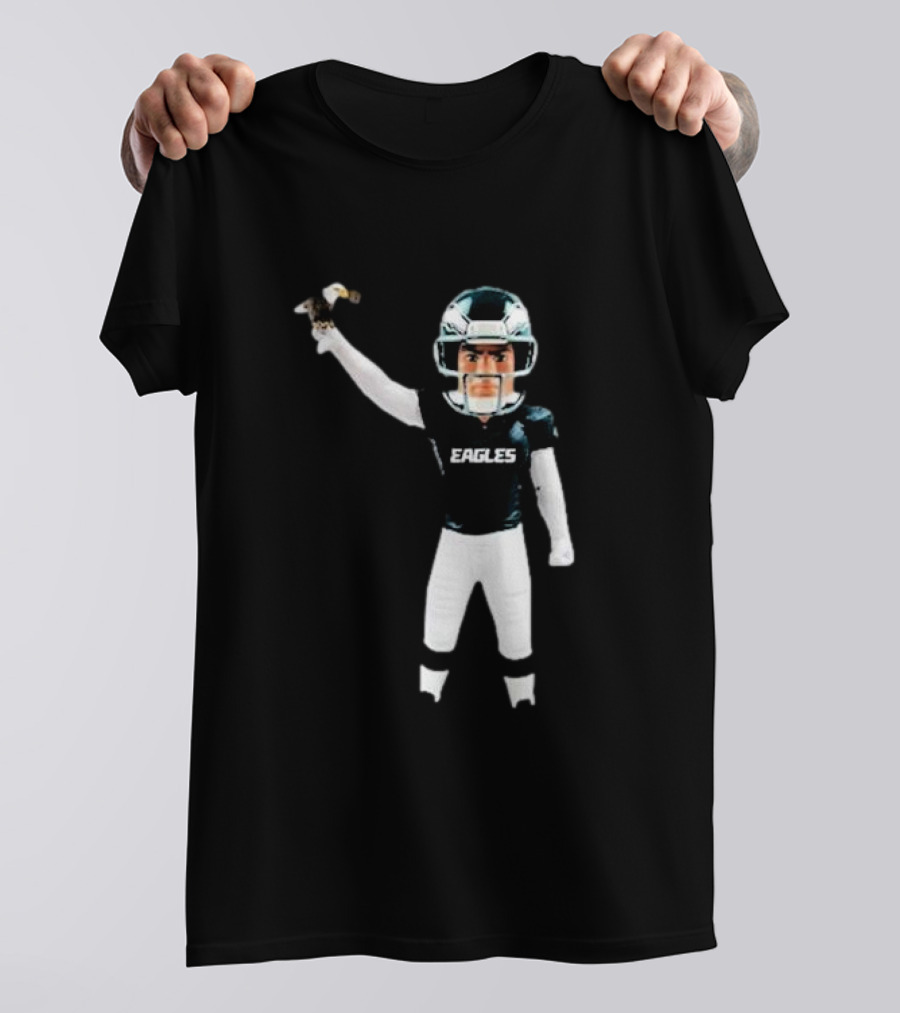 Eagles Bobblehead Football Player Holding Miniature Golf Club T-Shirt