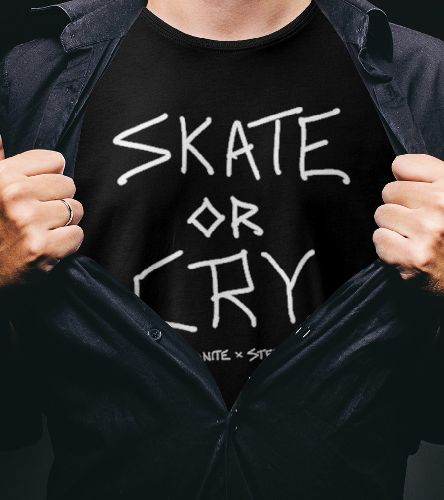 Emo Nite Steez Skate Or Cry T-Shirt