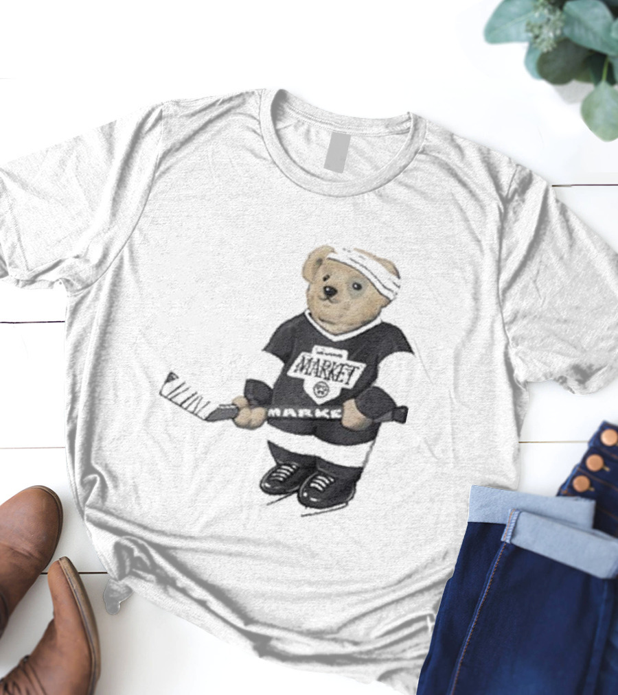 Union Market Hockey Bear T-Shirt