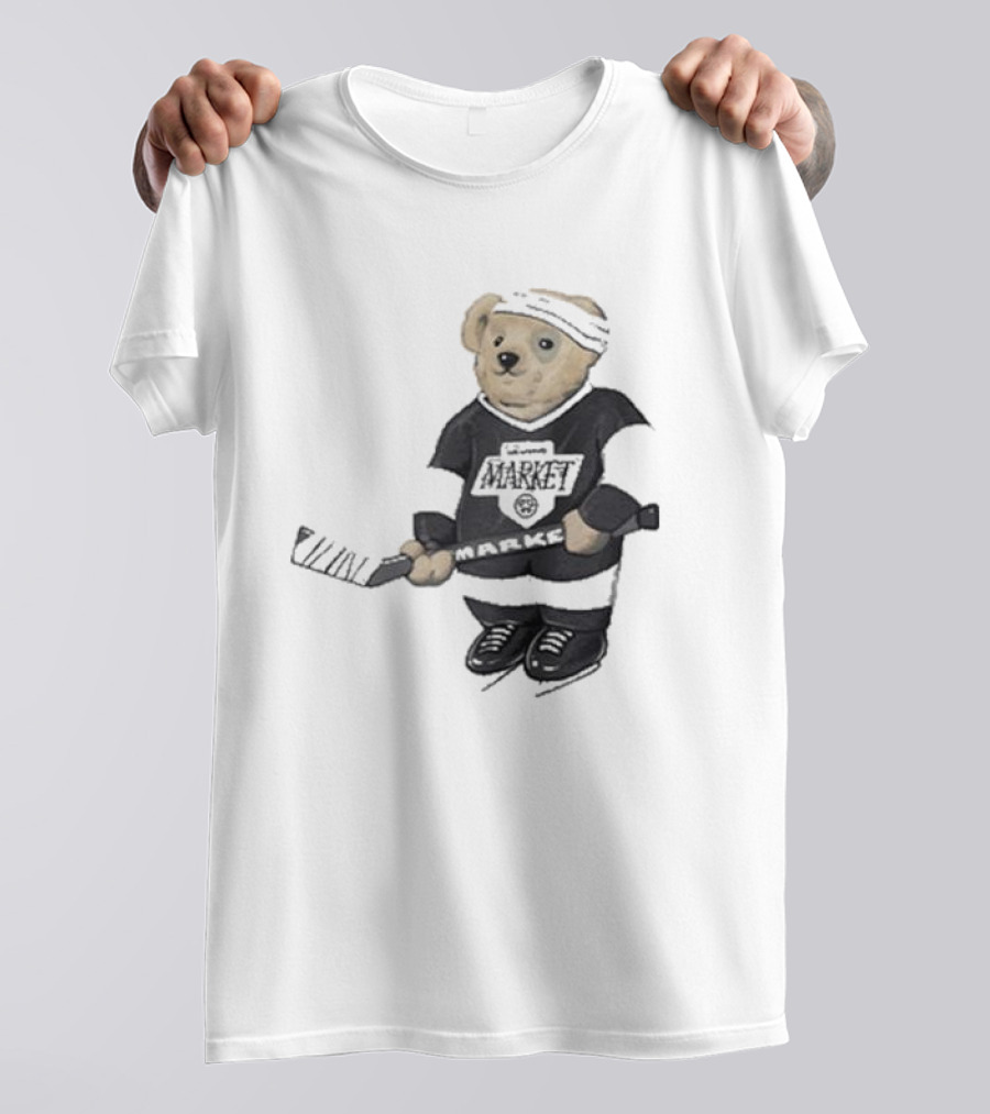 Union Market Hockey Bear T-Shirt