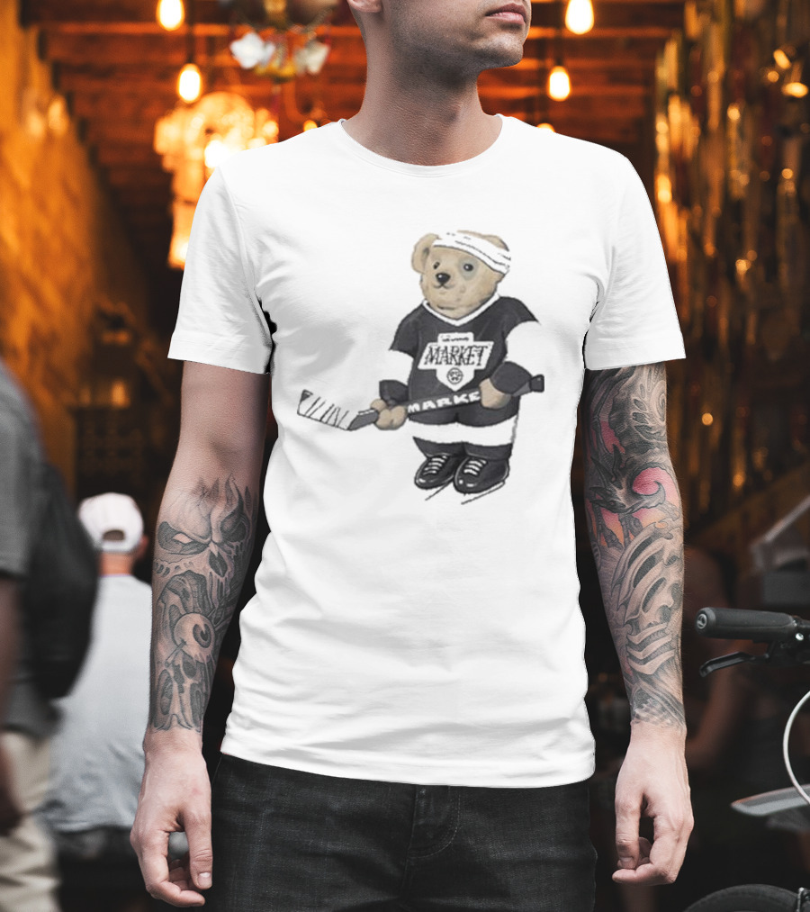 Union Market Hockey Bear T-Shirt
