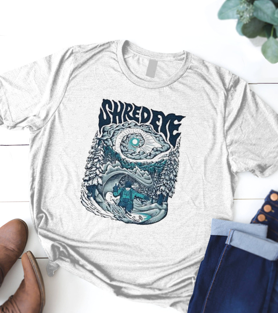 Shredeye Snow Surfer Forest Adventure T-Shirt