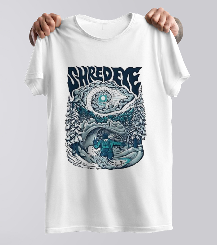Shredeye Snow Surfer Forest Adventure T-Shirt