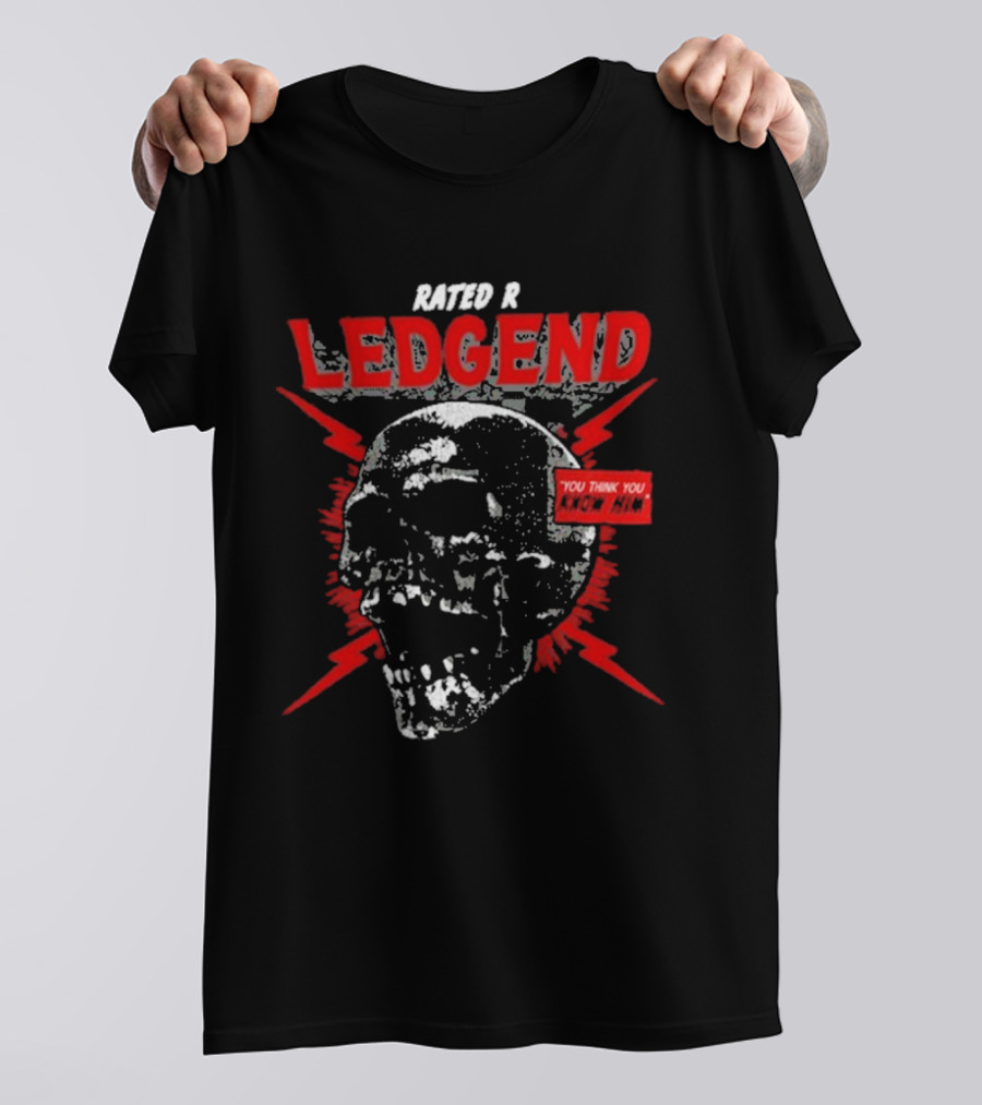 Rated R Ledgend You Think You Know Him Adam Copeland Triblend Black T-Shirt