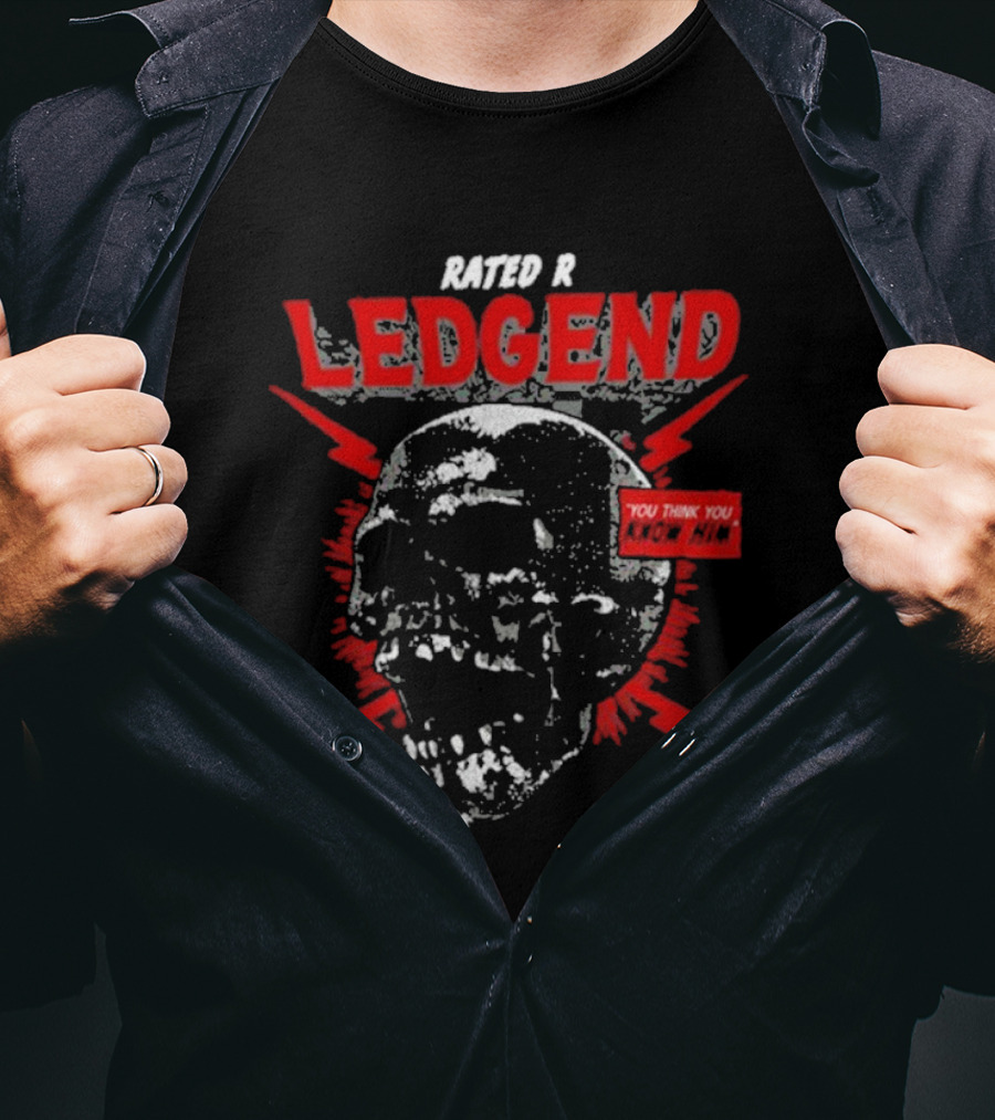 Rated R Ledgend You Think You Know Him Adam Copeland Triblend Black T-Shirt