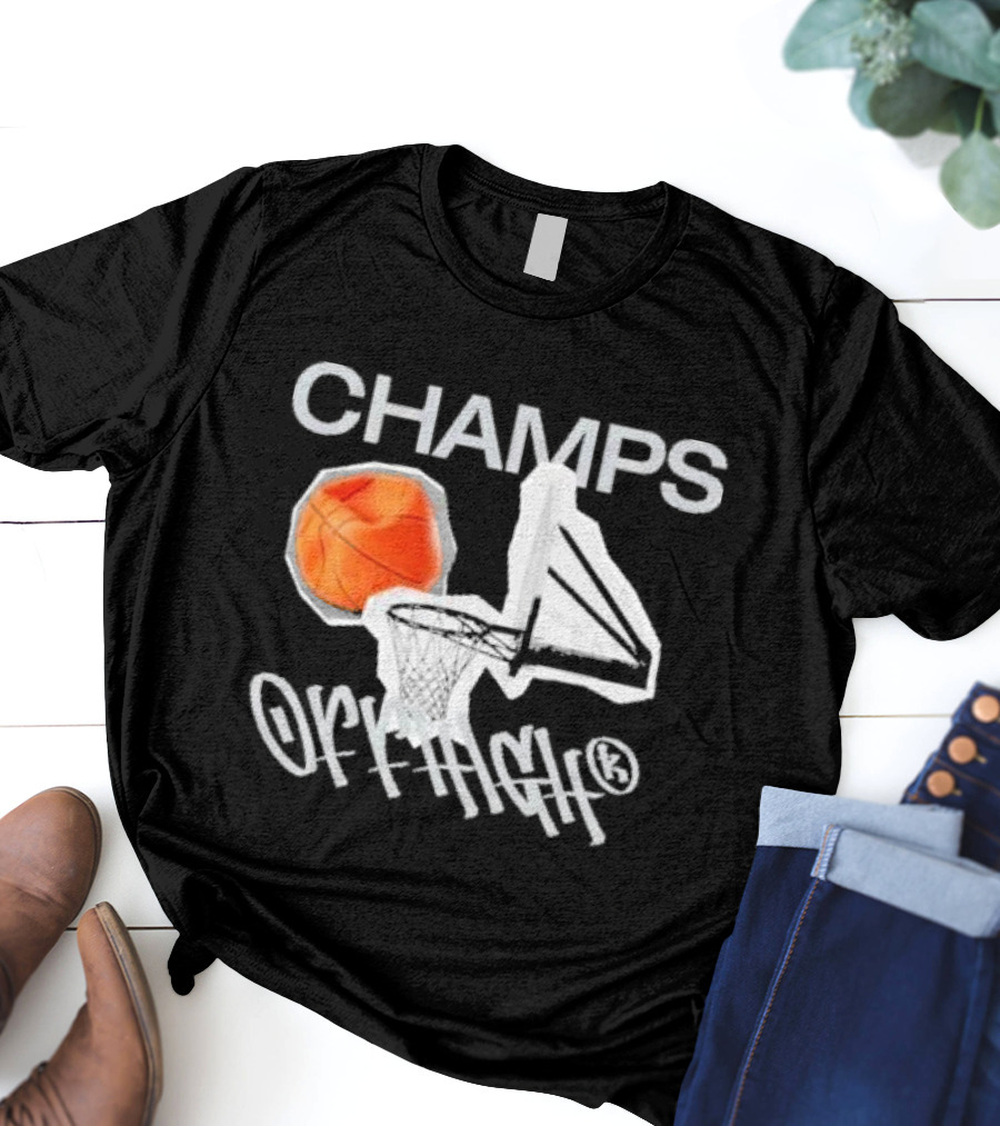 OFFHIGH STREET CHAMPS BASKETBALL HOOP GAME T-Shirt