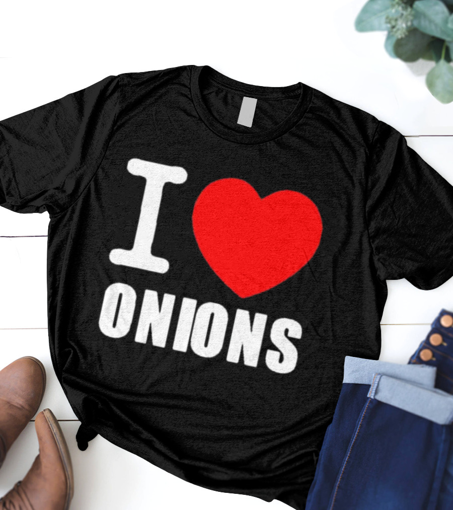 Pizzaslime I Heart Onions T-Shirt