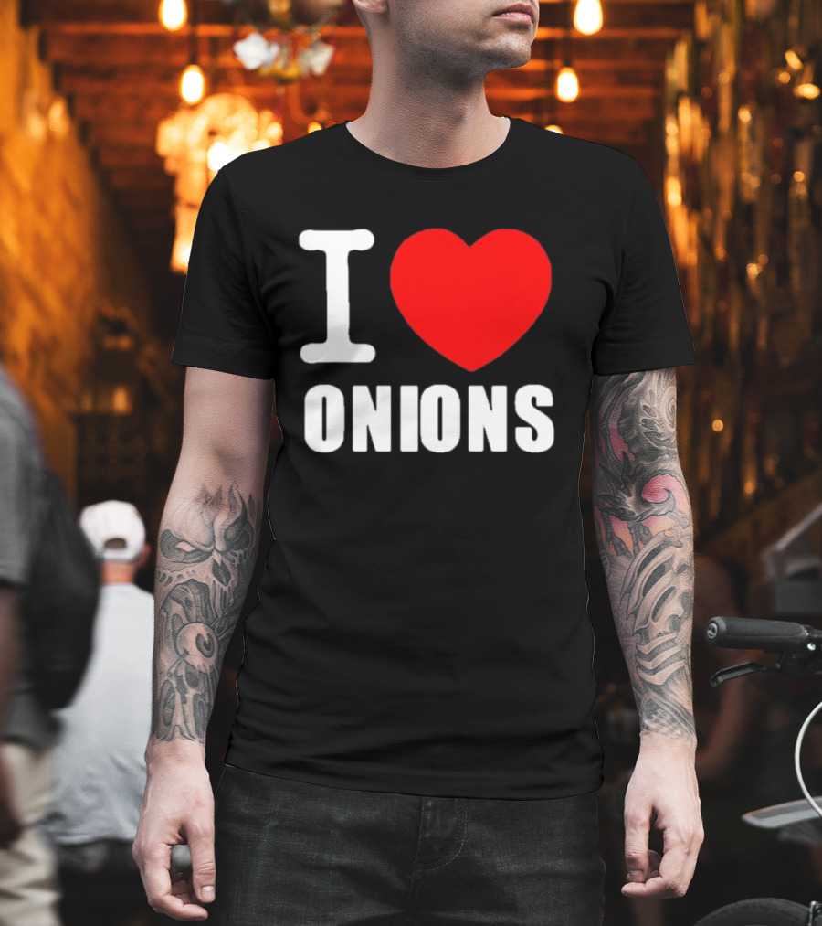 Pizzaslime I Heart Onions T-Shirt