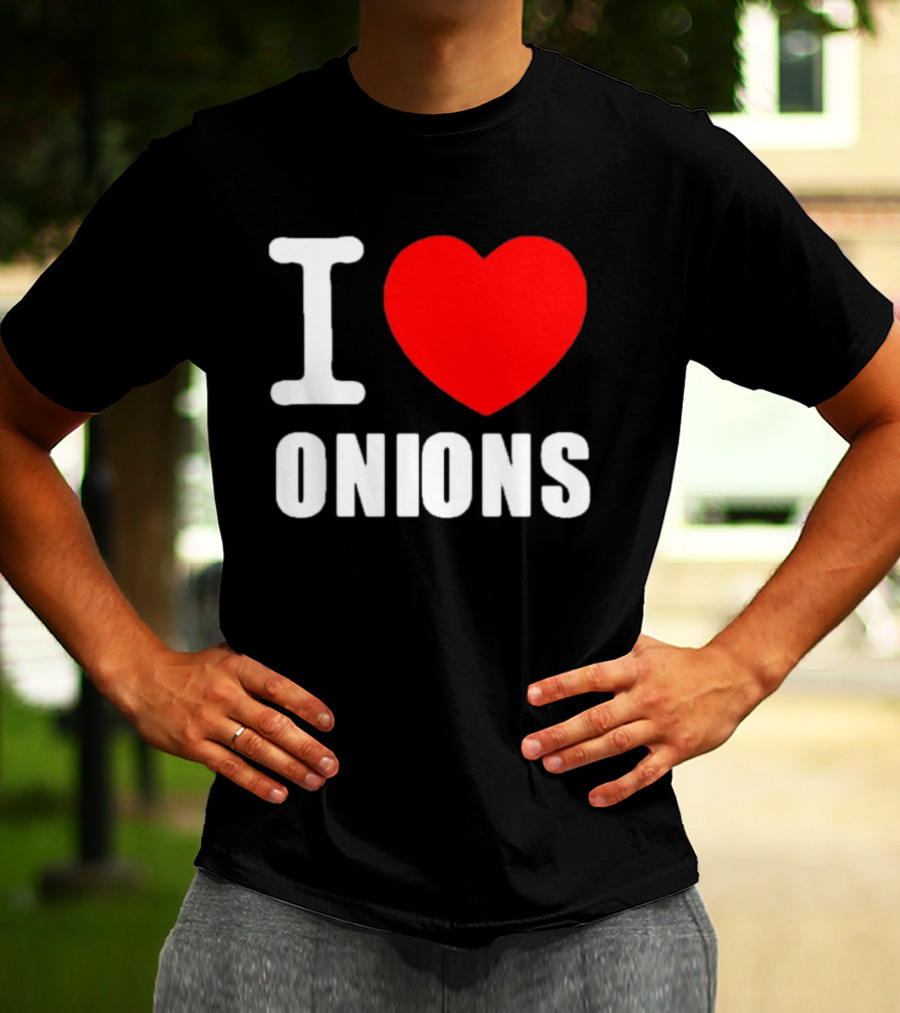 Pizzaslime I Heart Onions T-Shirt