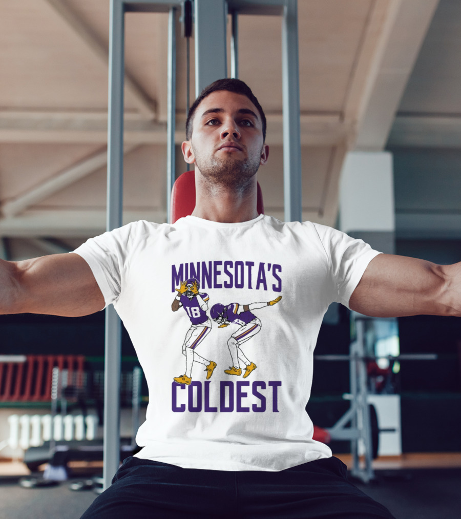 Minnesota’s Coldest Justin Jefferson 18 Football Moves T-Shirt