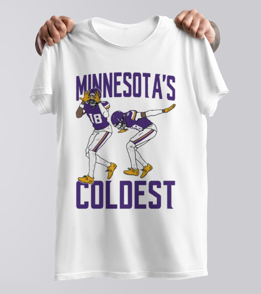 Minnesota’s Coldest Justin Jefferson 18 Football Moves T-Shirt