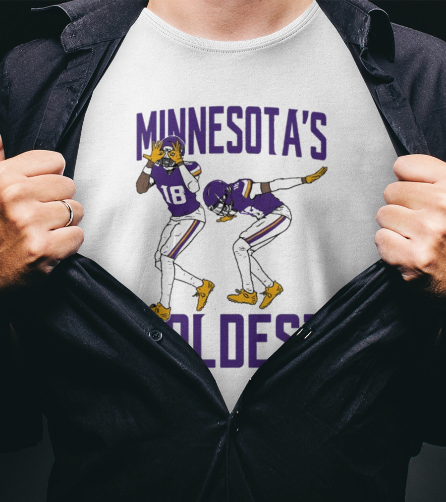 Minnesota’s Coldest Justin Jefferson 18 Football Moves T-Shirt