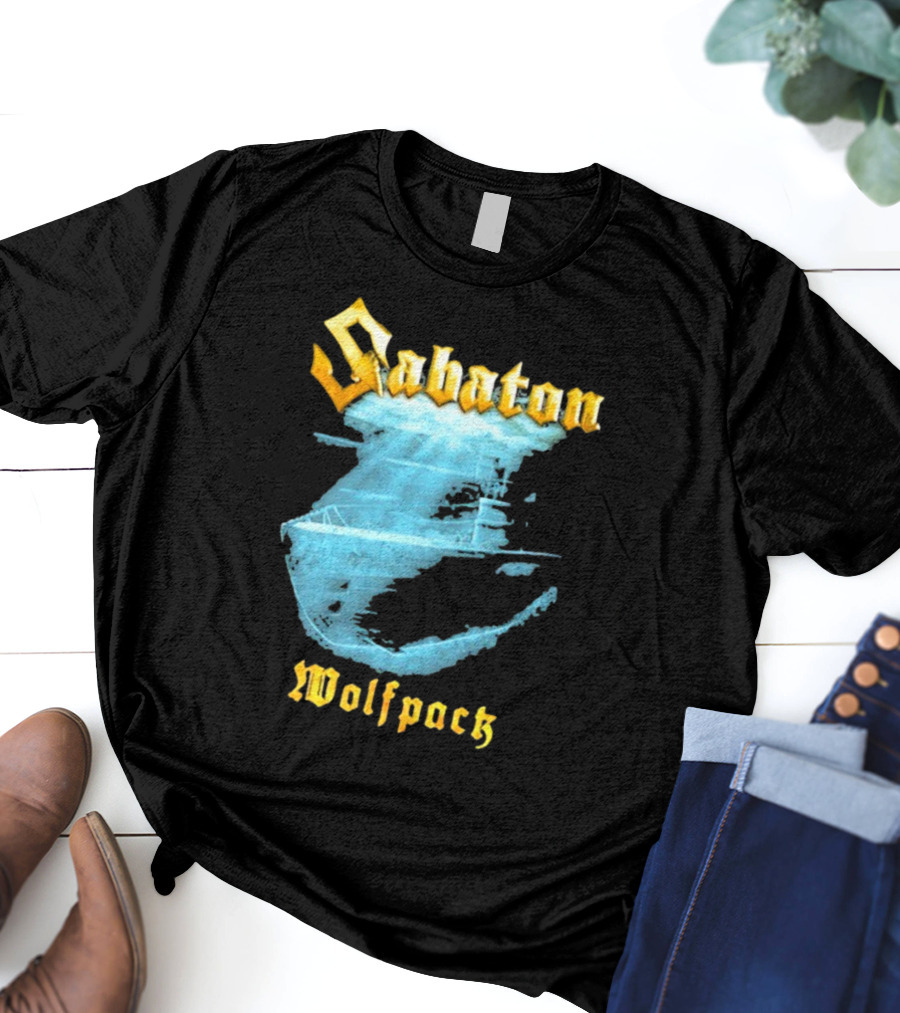 Sabaton Wolfpack Submarine Battle Reflection T-Shirt