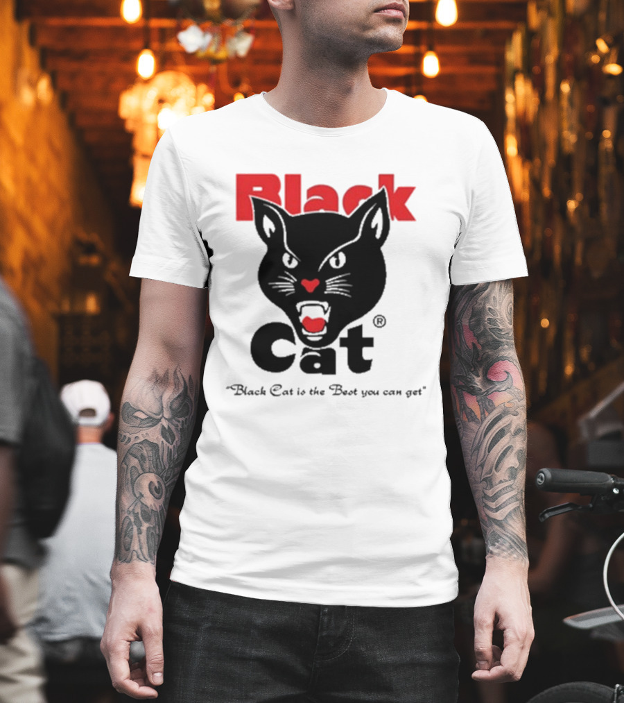 Black Cat Is The Best You Can Get Matthew Livelsberger T-Shirt