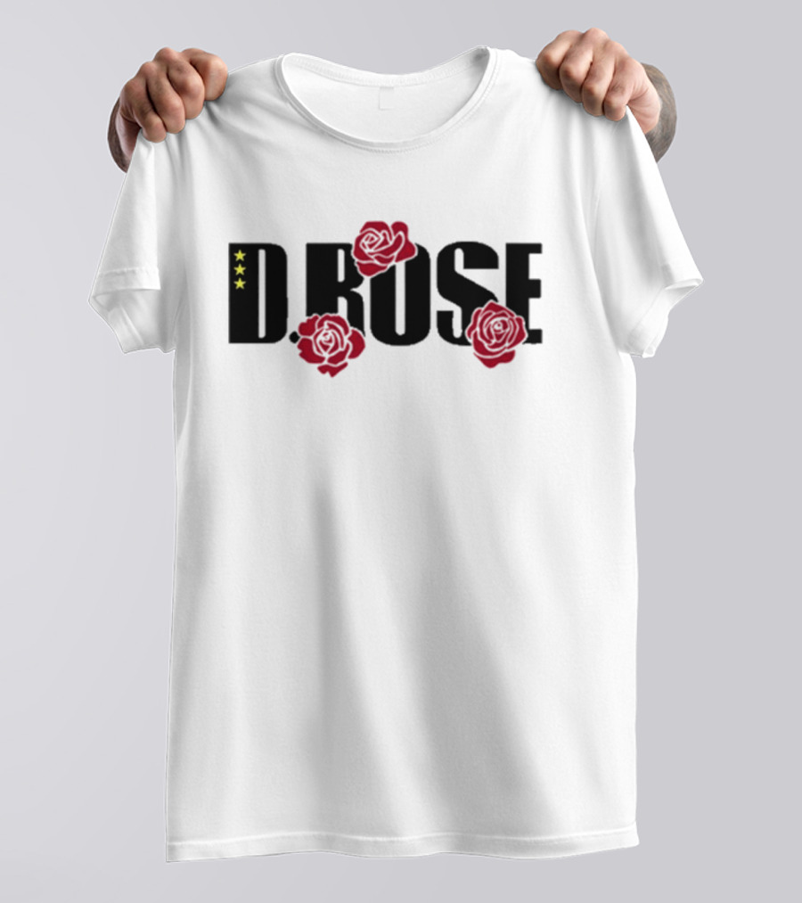 D Rose Slam Roses Stars T-Shirt
