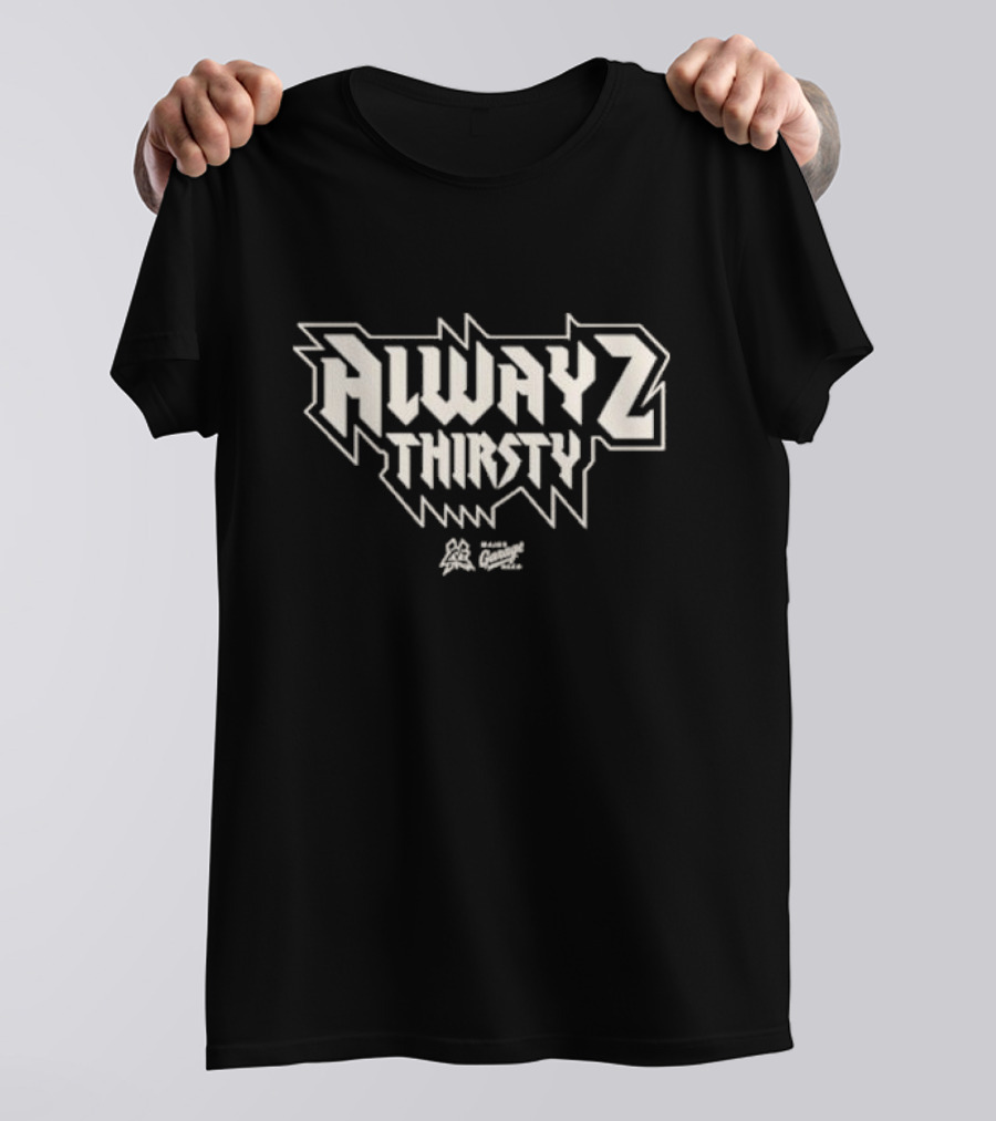 Alwayz Thirsty Classic Black George Angelopoulos T-Shirt
