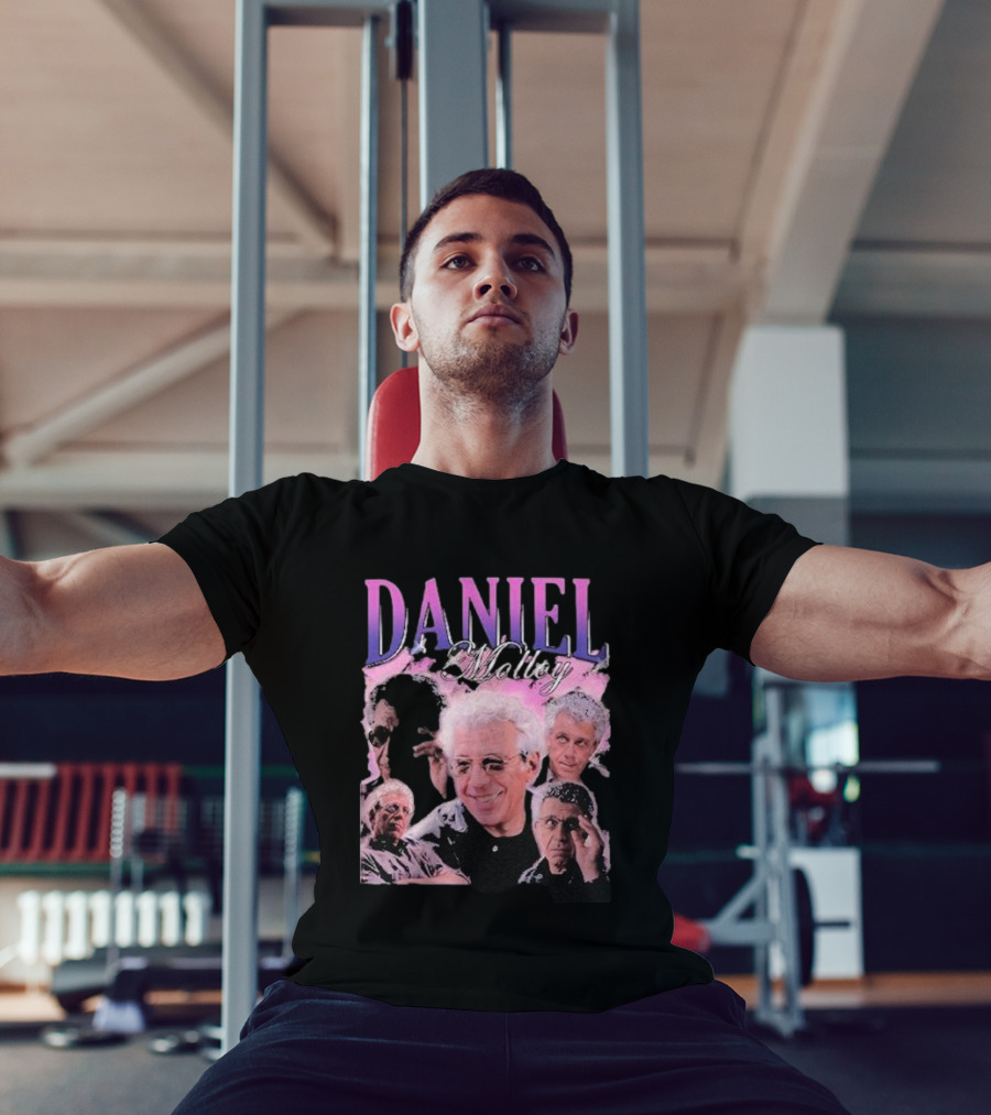 Daniel Molloy Vintage Collage Pink And Purple Aesthetic T-Shirt