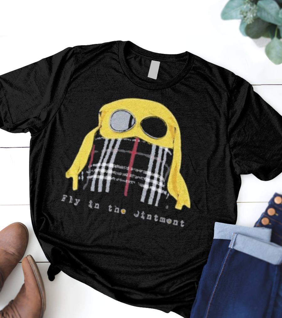 Fly In The Jintment Yellow Hat Plaid T-Shirt