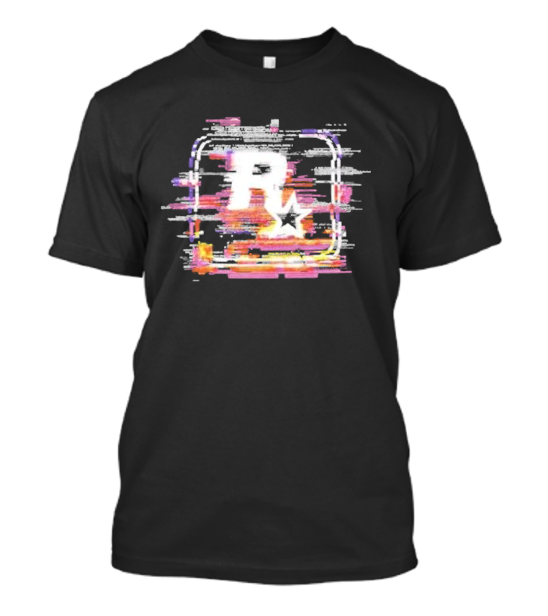 GTA6 Rockstar Glitch R T-Shirt