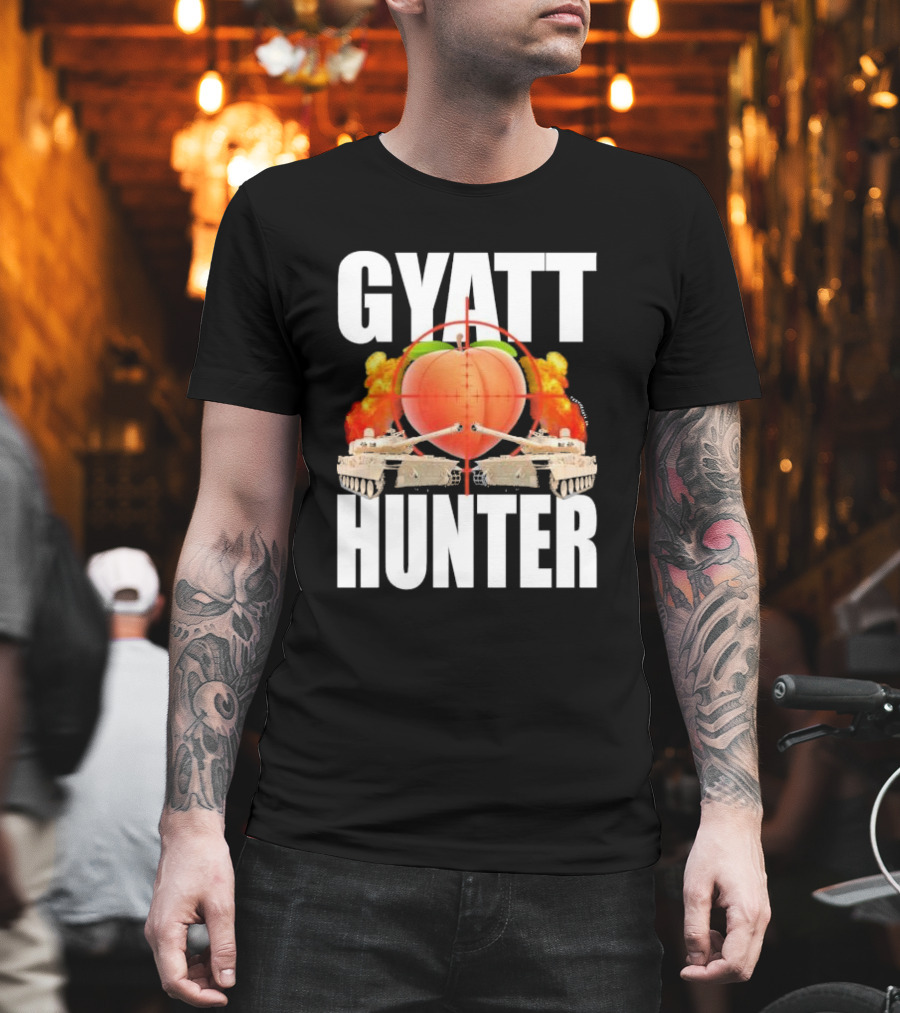 GYATT Hunter Crankin My Hog Meme Tanks Peach Target Explosion T-Shirt