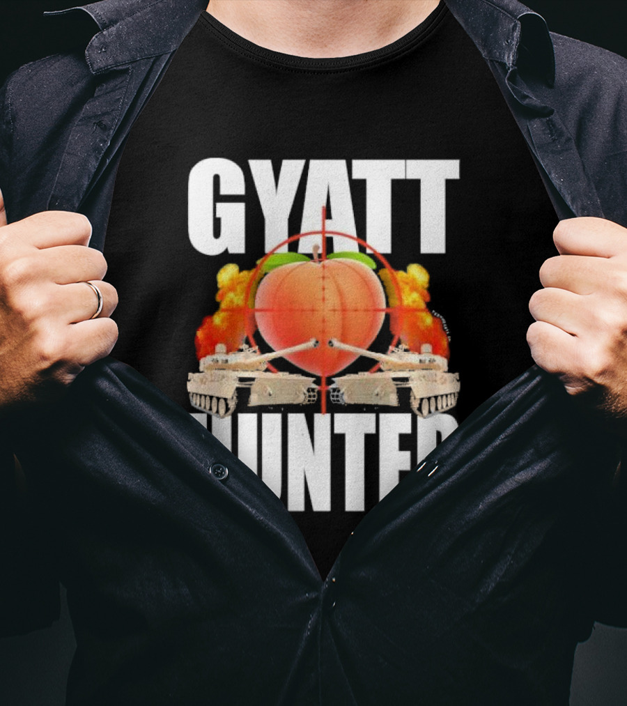 GYATT Hunter Crankin My Hog Meme Tanks Peach Target Explosion T-Shirt