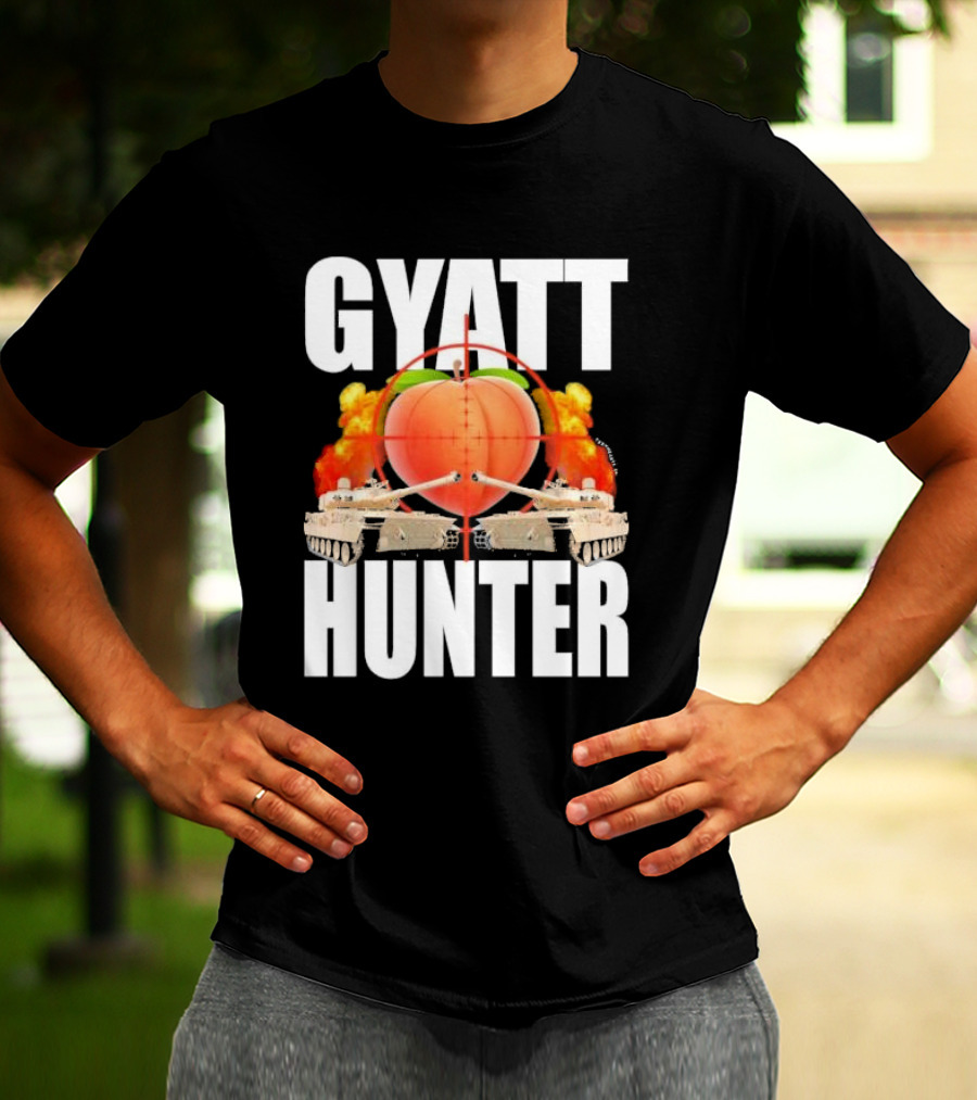 GYATT Hunter Crankin My Hog Meme Tanks Peach Target Explosion T-Shirt
