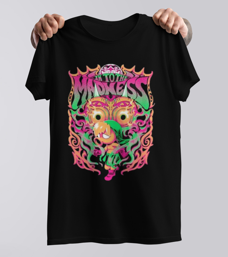 In To The Madness Horta Fantasy Adventure Masked Hero Quest T-Shirt