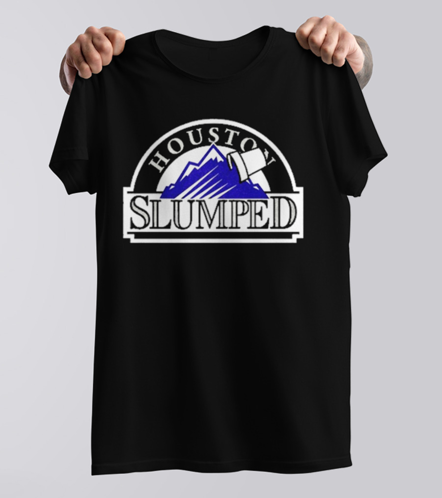 Houston Slumped Purple Mountain T-Shirt