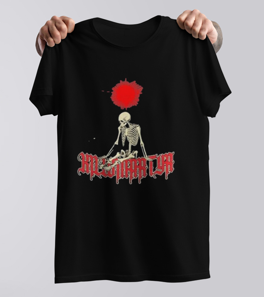 Killsmartyr Skeleton Red Sun T-Shirt