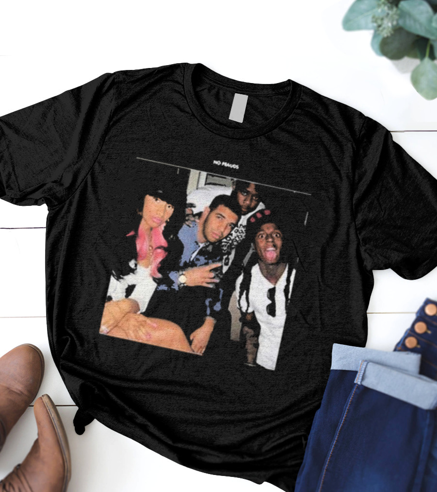 Maiya The Don No Frauds Young Money Crew Photo T-Shirt