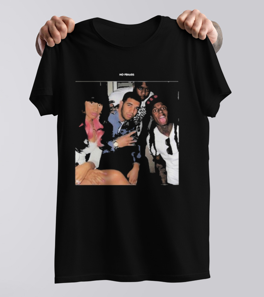 Maiya The Don No Frauds Young Money Crew Photo T-Shirt